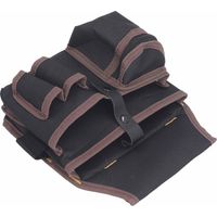 Pochette à outils pour électricien, pochette de ceinture multifonctionnelle en tissu Oxford, idéale pour les bricoleurs, électriciens et charpentiers.