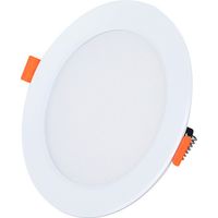 Stück, 7-W-LED-Einbaustrahler, runde LED-Deckeneinbaustrahler. Weißes Gehäuse, neutrales Licht (4000 K), 11 cm Durchmesser, 8–9 cm Öffnung. Geeignet für Wohnzimmer, Einkaufszentren, Hotels und Büros.