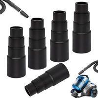 5pcs Adaptateur Tuyau Aspirateur,Adaptateur Réducteur Aspirateur Connecteur de tuyau d'aspirateur pour Aspirateur Ponceuse Scie Sauteuse Perceuse d'établi