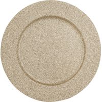 Lot de 12 assiettes de présentation de Noël à paillettes VAASA