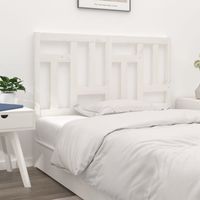 Vidaxl – Tête de lit en bois massif de pin 145,5x4x100 cm – Design à lattes moderne – Soutien confortable pour lecture – Convient aux cadres spécifiques