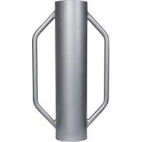 Wiltec – Pilon à poteau en acier Q235 – Ø 14 cm – 13,5 kg – Poignées ergonomiques pour guidage précis – Compactage sol et enfoncement de piquets