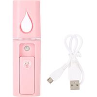 Brume faciale nano portable Cool Mist - Hydratation visage atomiseur humidificateur main rechargeable