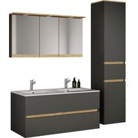 Ensemble de meubles de salle de bains avec lavabo Cosila-I 111 165x151x51 - VCM