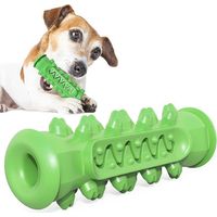 Zahnmedizinisches Kauspielzeug für Hunde – Lustiger Kauknochen für passionierte Kauer, grüner interaktiver Knochen für langanhaltenden Spielspaß