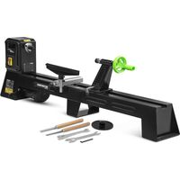 Tour à bois 400W – Longueur max 1000mm – Diamètre max 350mm – 4 vitesses 890-2600 t/min – Moteur à induction durable – Constructor