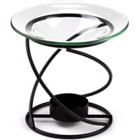 Puckator OB100 Bruciatore Spirale a Olio, Metallo, 12 x 12 x 10 cm, Nero