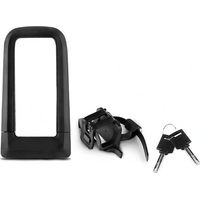 Bike U Lock Anti-theft Lock Bike Wheel Lock avec Mounting Bracket Cyclisme Lock pour Motorcycle Vélo Scooter Électrique