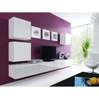 Mobiletto sospeso Cama FURNITURE VIGO 50x50 cm - Bianco con ripiano