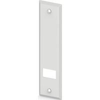 Standard-Deckplatte für Einlassgurtroller, Lochabstand 161 mm, weiß