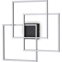 LED dekorative integrierte LED-Wandleuchte schwarz, 3000K