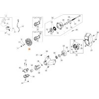 ORIGINAL OLEOMAC Schwungrad für Motoreinheit BC 300 D 61280187R