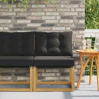 vidaXL Sofa de milieu extérieur