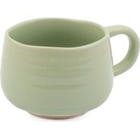 Jamie Oliver Big Love Green Cozy Cuppa, tazza de caffè degres screziato, ideale per ogni occasione, lavastoviglie, microonde, 375 ml, 13 x 10 x 7 cm