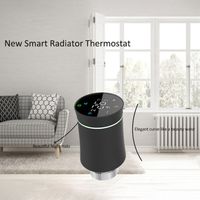 Eosnow Tuya Zigbee TRV-Thermostatventile, LED-Anzeige, intelligenter Haushaltstemperaturregler, konstanter Heizkörperthermostat, kompatibel mit Alexa
