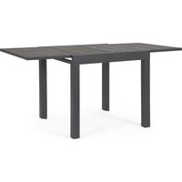 Tavolo "Cliv" allungabile struttura in alluminio verniciato a polvere per interni -Bianco / 135/270 x h 75 cm