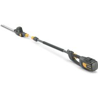 STIGA PH 700e Akku-Teleskop-Heckenschere, 48 V, 450 W, 48 cm – 75 cm Teleskopschaft, 6-Fach Verstellbarer Messerwinkel – Für Hohe Hecken Und Sträucher, Akku Nicht Enthalten