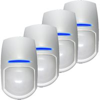 Pyronix - Pack de 10 détecteurs - Détecteur PIR pour intérieur - Certificat de grade 2 - Rang 15 m / Vitesse 0.33 m/s - Résistance RFL sélectionnable