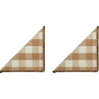 ANDREA HOUSE MS22037 S/2 Servilletas Vichy Beige 40X40 - ref: MS22037