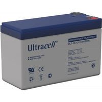 Ultracell – Batterie pour alarme 12V 7Ah UL712 – Technologie VRLA scellée sans entretien – Application jouets, portail électrique, onduleur