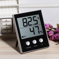 Temperatur-Feuchtigkeitsmesser, elektronisches LCD-Display, Innen-Luftfeuchtigkeitsmesser, für Heimgewächshäuser