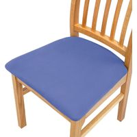 Indoor OutdoDining Chair Seat Covers, Stretch Dining Room Upholstered Chair Seat Cushion Coveror Dining Garden Patio Chair Seat Pad Cushion