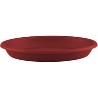 Soucoupe Ronde 45cm Rouge Fonce