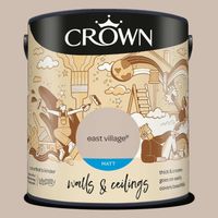 CROWN WALLS AND CEILINGS MATT EAST VILLAGE 2.5L