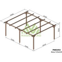 Cochera de Madera Ibiza (Maderland) - 510 x 420 cm