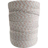 Weidezaunlitze Premium - weiß/orange - 1000 m, 9 Leiter