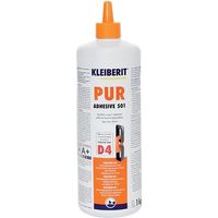 Colle polyuréthane monocomposant 500 gr – Collage bois massif – Prise rapide – Haute résistance à l'humidité et aux intempéries – Kleiberit
