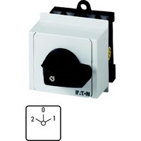 Inverseur cont.: 4 20A 2-0-1 45° à acc. encastré en tableau modulaire 000026990 EATON T0-2-15422/IVS