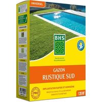 Lawn - BHS - Rustic South Lawn - 1kg. 40 m². Resistant to dry conditions thanks to tall fescue. Fast and even.