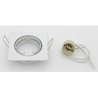 10 x FARETTO QUADRATO INCAS ORIENTAB LED GU10 BIANCO