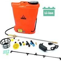 Pompe de pulvérisation à batterie Abrek Irron Lithium 16Lt Lance télescopique en laiton
