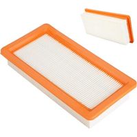 Élément filtrant pour aspirateur, pièces de rechange plates pour nettoyeur vapeur à filtre pour balai vapeur Karcher DS5500 DS5600 DS5800 DS6000