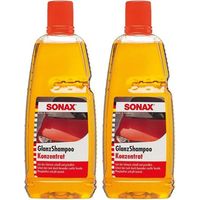 Lot de 2 shampooing - Brillant - Concentré - Carrosserie - Auto - pH neutre - SONAX