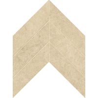 Mosaïque effet Pierre Calcaire Beige Sable Chevron Pointe de Hongrie 35,6x30,5x0,9 cm Mat Rocalta - Sol et mur intérieur (vendu par carton de 0,43432 m²) - RO'MA CARRELAGE