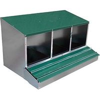 Hens pointus 3 feuilles de t»le avec panier en plastique non amovible