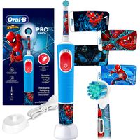 Brosse a Dents Électrique Oral-B Pro Kids 1 Manche Marvel Spider-Man, 1 Brossette, 3 Ans et Plus