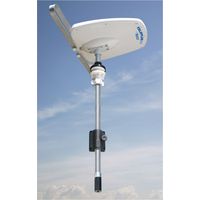 Teleplus TV-Direktionsantenne Doppelpolarisation mit VHF, UHF V/O & Verstärker AT412 5G Mast 165cm - Teleco