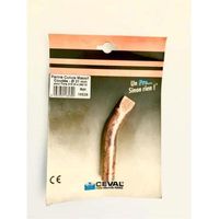 Panne cuivre massif coudée 21mm