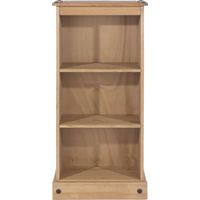 Corona Low Narrow Bookcase