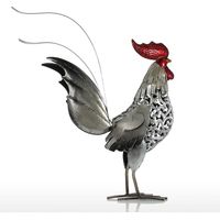 Sculpture de coq en fer forgé Tooarts, décoration intérieure, art animalier, artisanat, cadeau