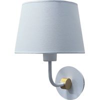 Solor Wandleuchte Weiß+Gold 1xE27