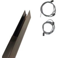Kit Rail Magnétique en Saillie 2M + Kit de Suspension - SILAMP