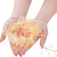 Lampadine decorative 100 LED bianco caldo