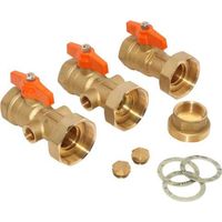 PAW Pumpenabsperrset K5 DN 32 mit drei Kugelhähnen 1 1/4'' Innengewinde 2714