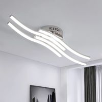 GOECO LED Ceiling Light, 6000K White Light, 24W for Living Room, Bathroom and Kitchen, Modern Ceiling Light IP20
