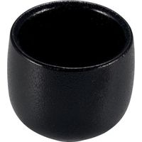 Le Coq Rupis Bicchierino sakè set 6 stoneware Nero 6x6 h 5